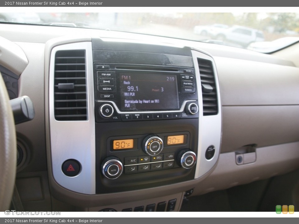 Beige Interior Controls for the 2017 Nissan Frontier SV King Cab 4x4 #143198646