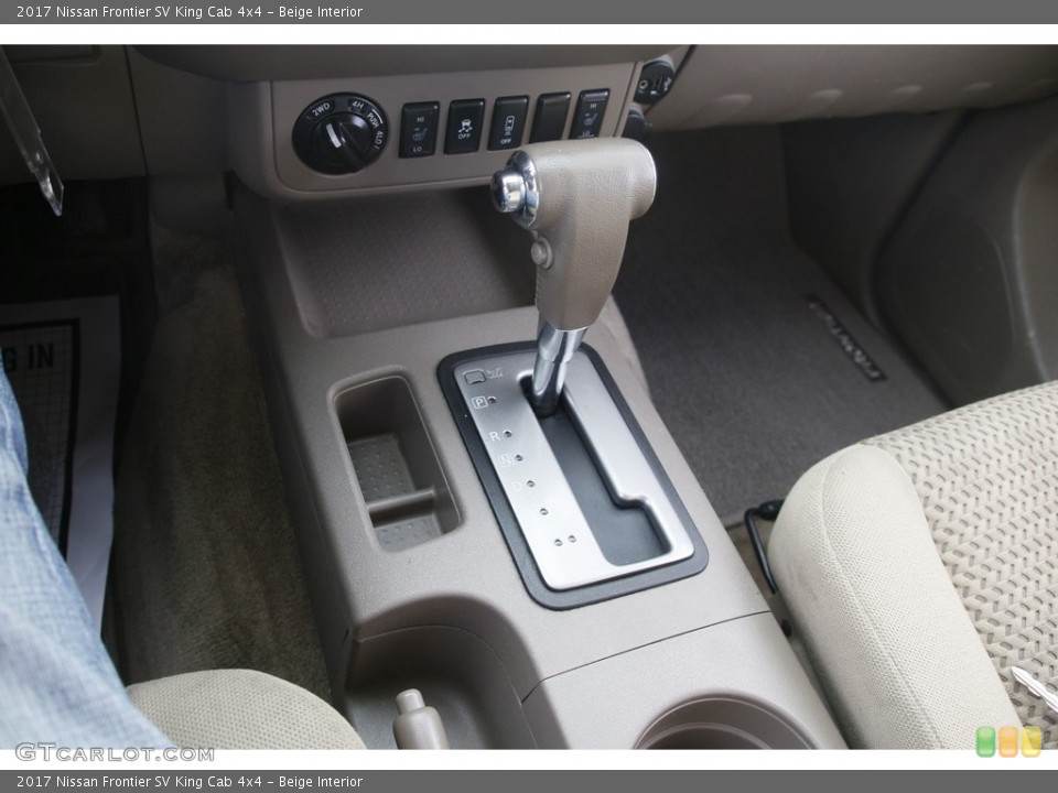 Beige Interior Transmission for the 2017 Nissan Frontier SV King Cab 4x4 #143198685