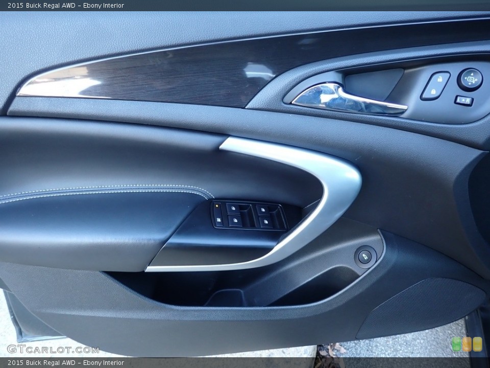 Ebony Interior Door Panel for the 2015 Buick Regal AWD #143202435