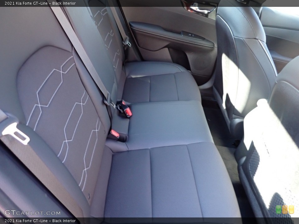 Black Interior Rear Seat for the 2021 Kia Forte GT-Line #143204487