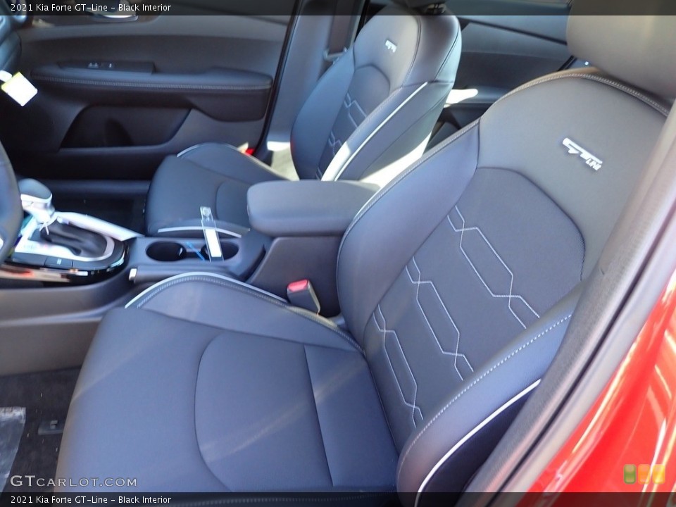 Black Interior Front Seat for the 2021 Kia Forte GT-Line #143204505