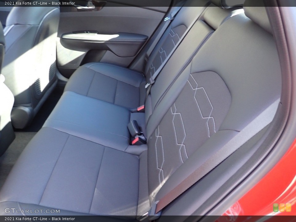 Black Interior Rear Seat for the 2021 Kia Forte GT-Line #143204526