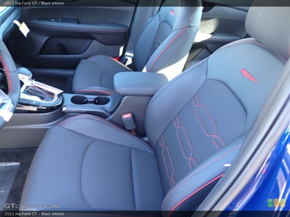 Black Interior Photo for the 2021 Kia Forte GT #143204904