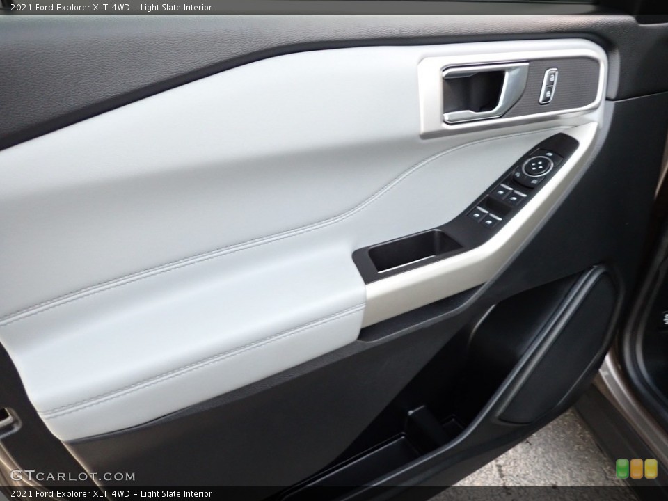 Light Slate Interior Door Panel for the 2021 Ford Explorer XLT 4WD #143205924