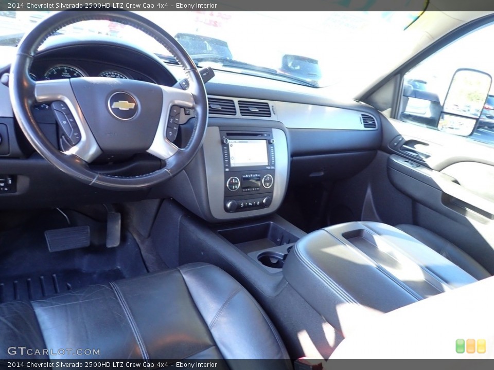 Ebony Interior Photo for the 2014 Chevrolet Silverado 2500HD LTZ Crew Cab 4x4 #143206932