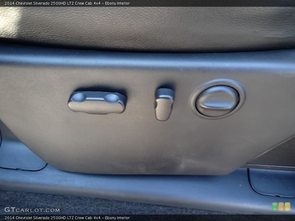 Ebony Interior Front Seat for the 2014 Chevrolet Silverado 2500HD LTZ Crew Cab 4x4 #143206944