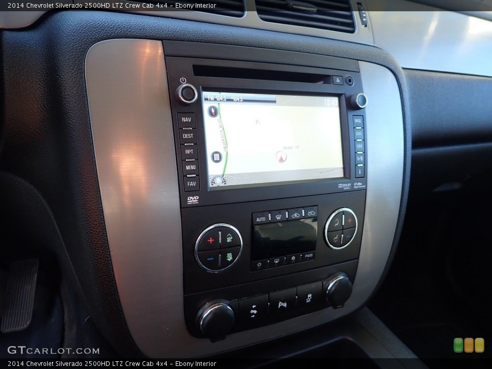 Ebony Interior Controls for the 2014 Chevrolet Silverado 2500HD LTZ Crew Cab 4x4 #143206950