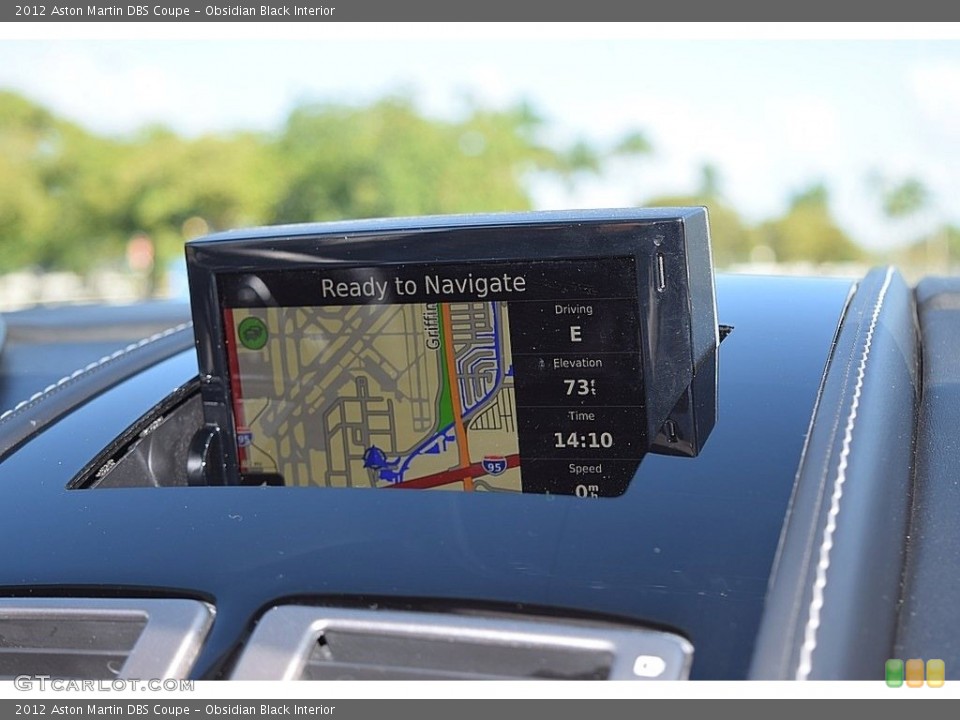 Obsidian Black Interior Navigation for the 2012 Aston Martin DBS Coupe #143209432