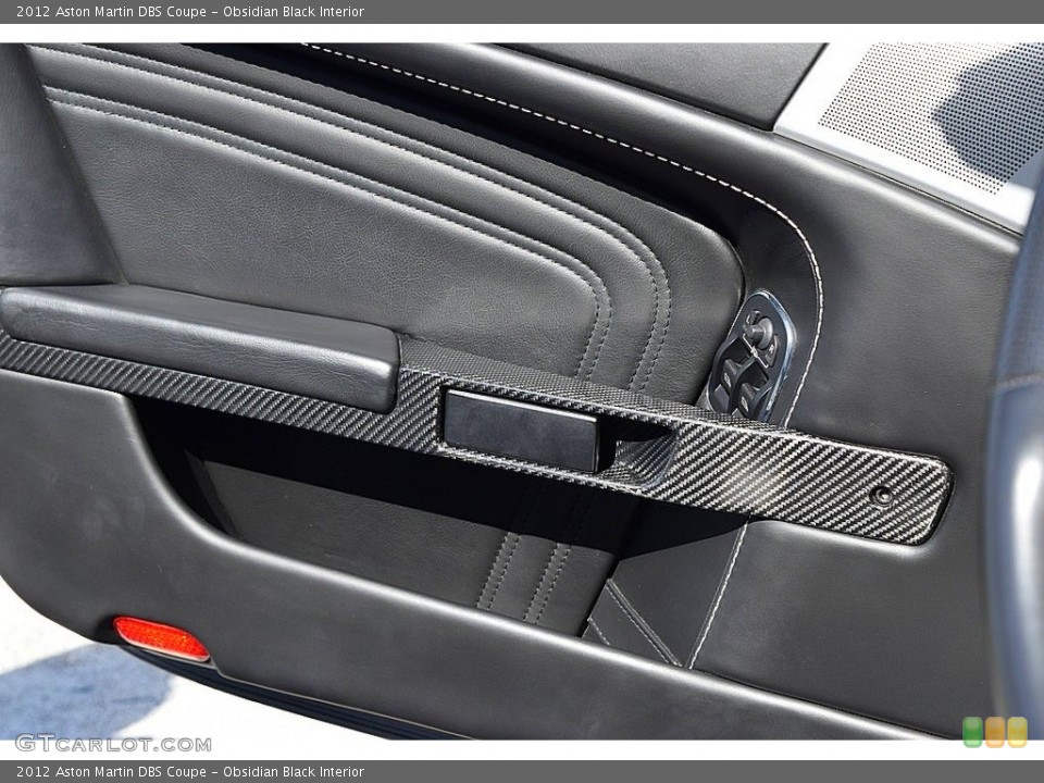 Obsidian Black Interior Door Panel for the 2012 Aston Martin DBS Coupe #143209456