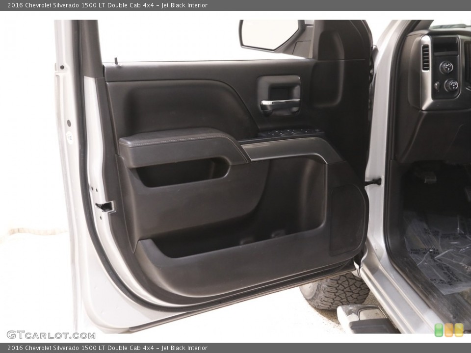 Jet Black Interior Door Panel for the 2016 Chevrolet Silverado 1500 LT Double Cab 4x4 #143209795