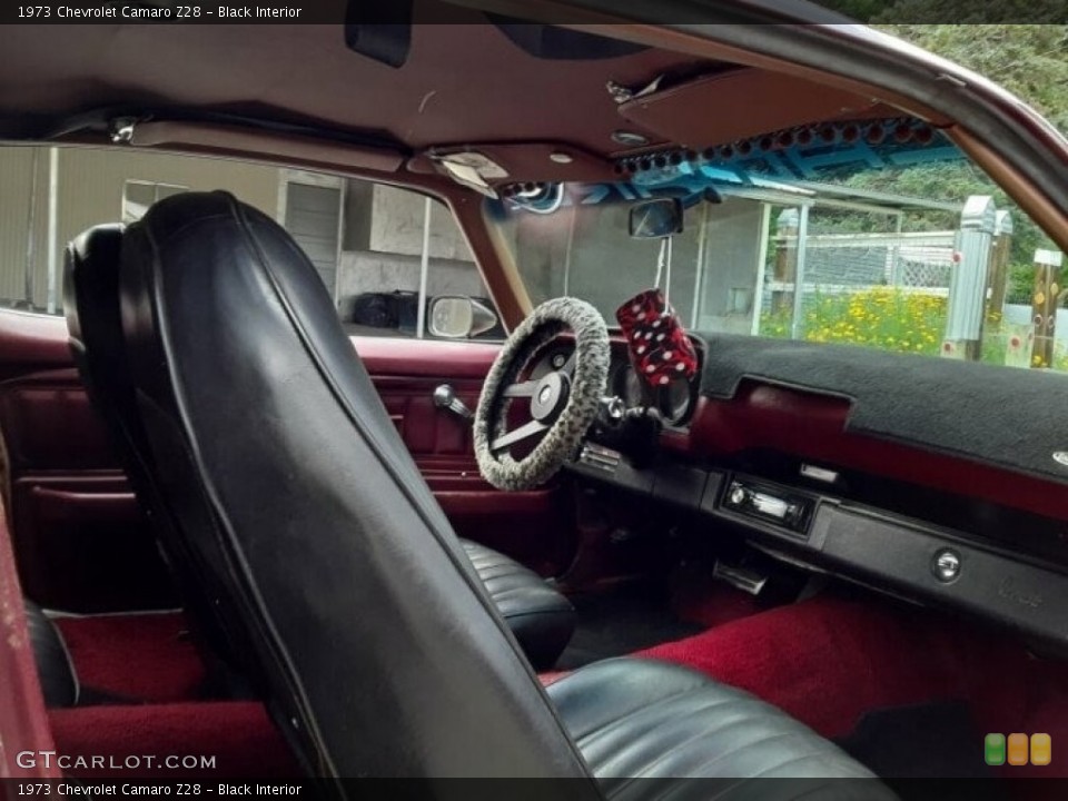 Black 1973 Chevrolet Camaro Interiors
