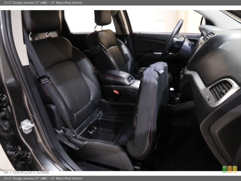 GT Black/Red 2017 Dodge Journey Interiors