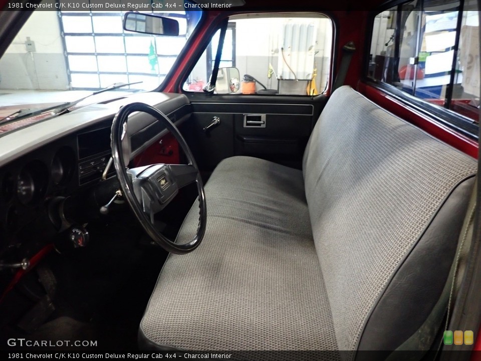 Charcoal 1981 Chevrolet C/K Interiors