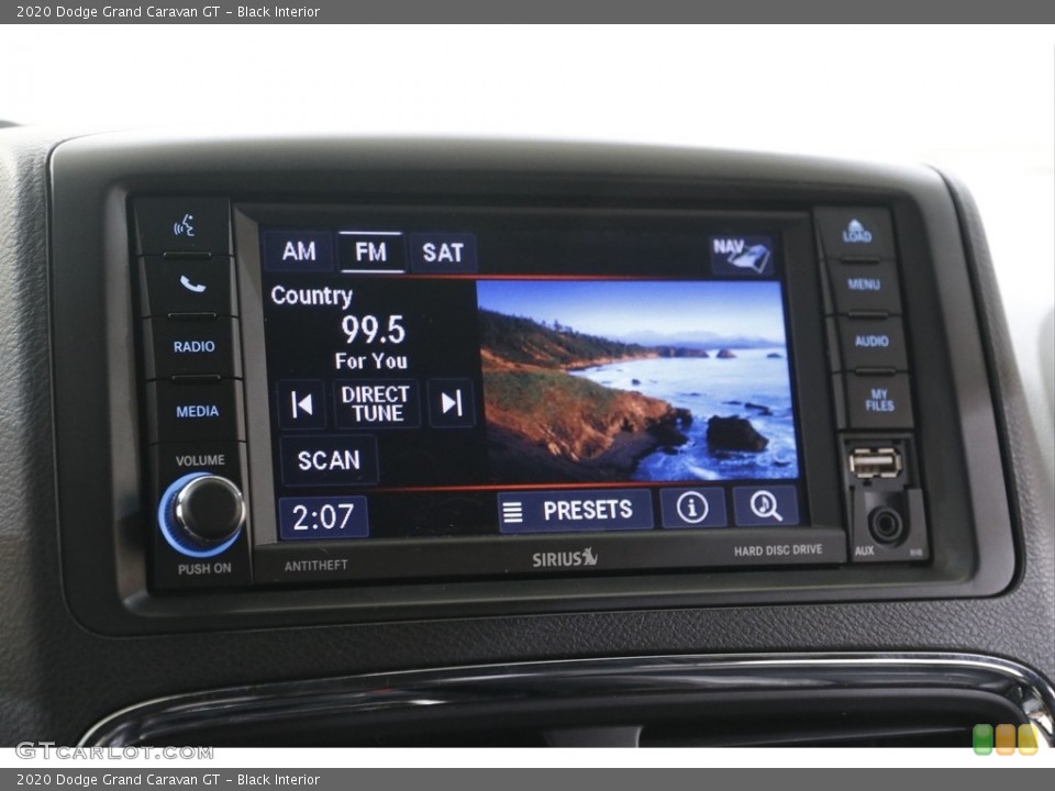 Black Interior Controls for the 2020 Dodge Grand Caravan GT #143219559