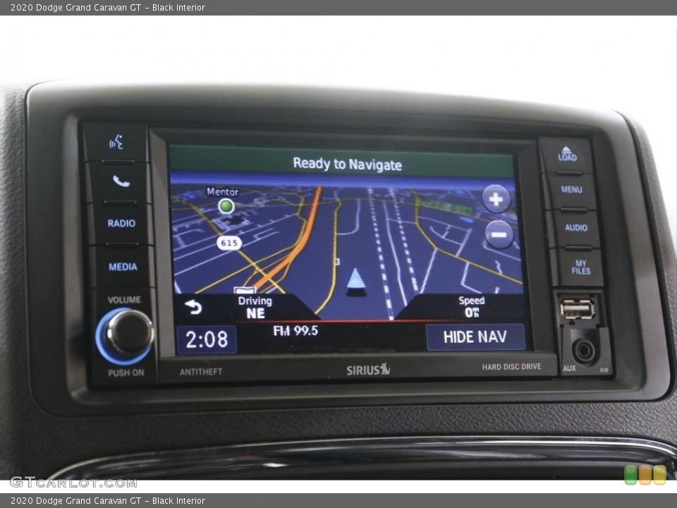 Black Interior Navigation for the 2020 Dodge Grand Caravan GT #143219607