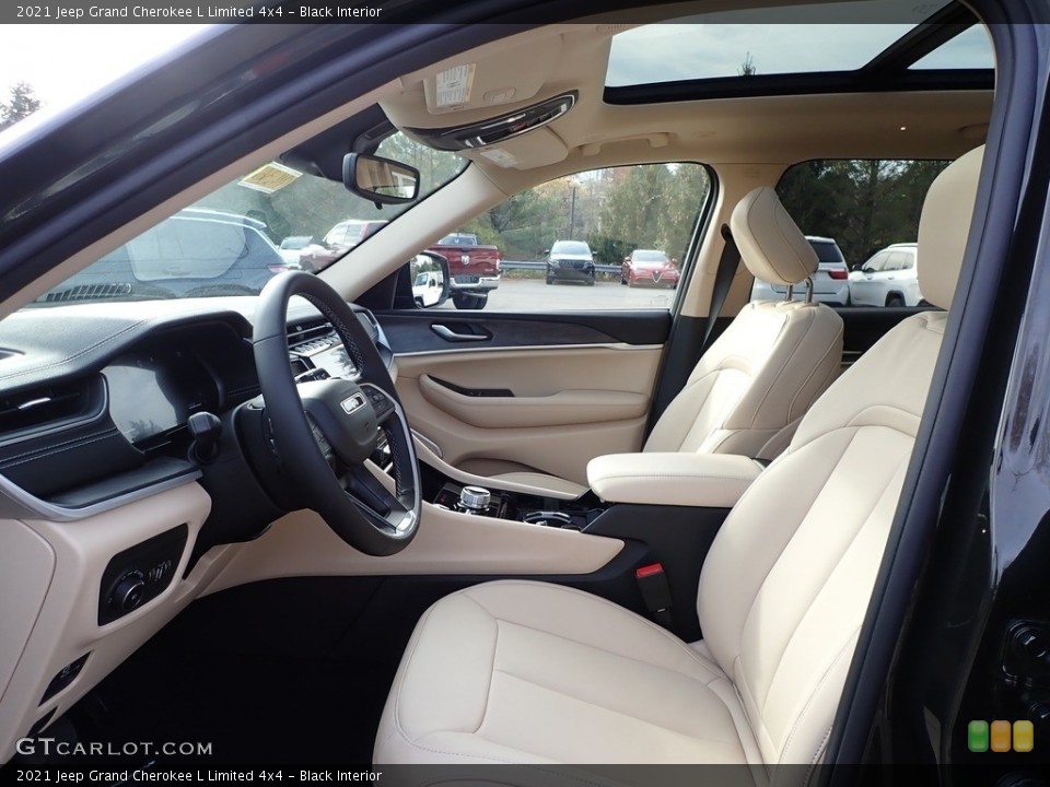Black Interior Photo for the 2021 Jeep Grand Cherokee L Limited 4x4 #143220426