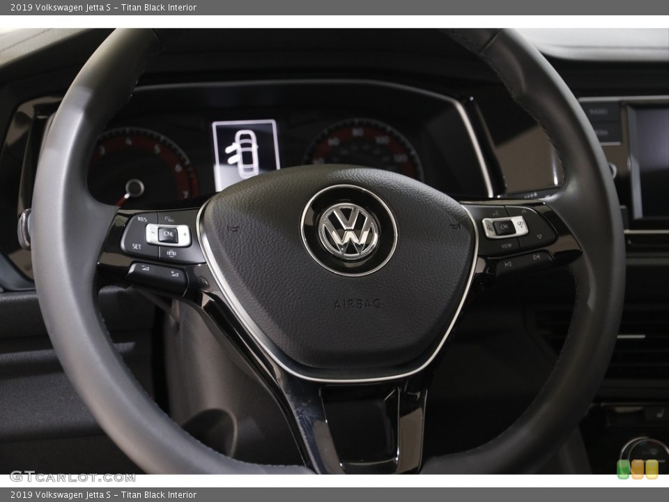 Titan Black Interior Steering Wheel for the 2019 Volkswagen Jetta S #143220984