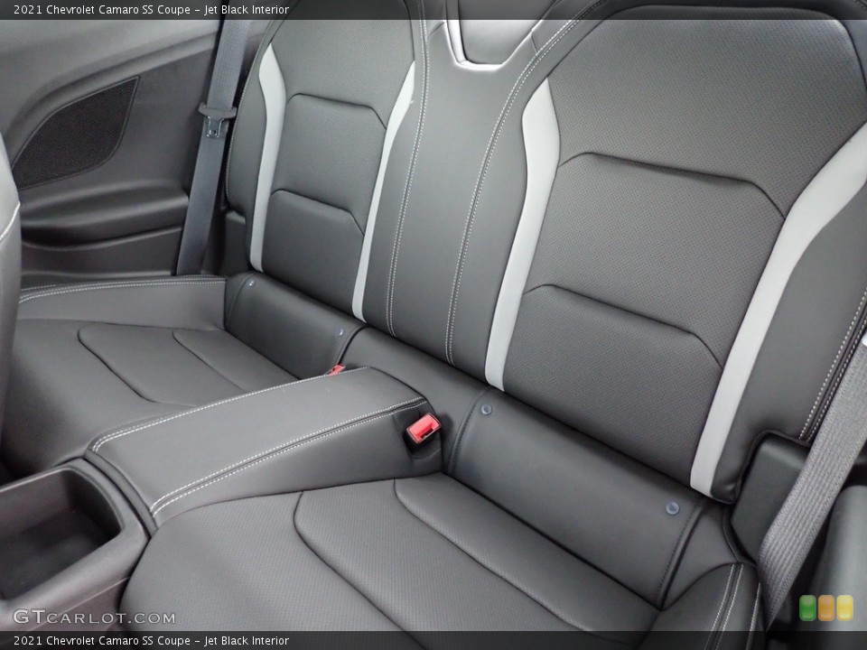 Jet Black Interior Rear Seat for the 2021 Chevrolet Camaro SS Coupe #143221266