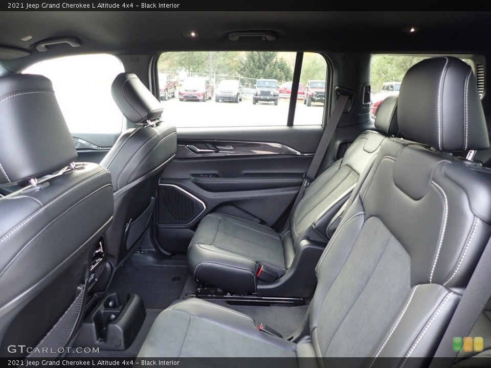 Black Interior Rear Seat for the 2021 Jeep Grand Cherokee L Altitude 4x4 #143221896