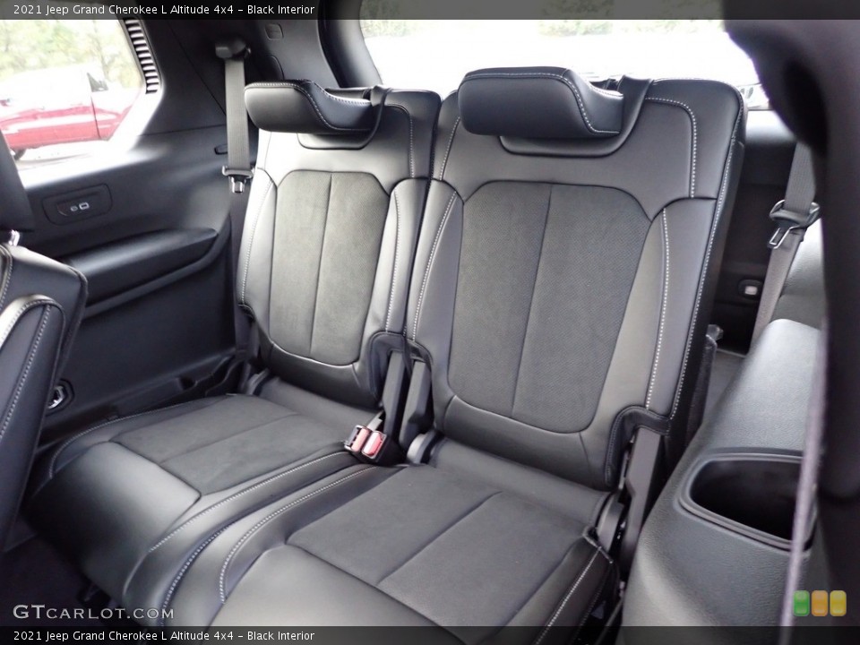 Black Interior Rear Seat for the 2021 Jeep Grand Cherokee L Altitude 4x4 #143221923