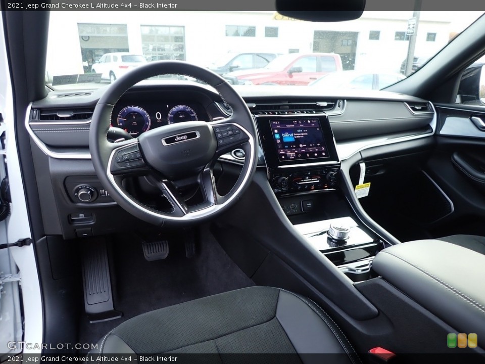 Black Interior Photo for the 2021 Jeep Grand Cherokee L Altitude 4x4 #143221947