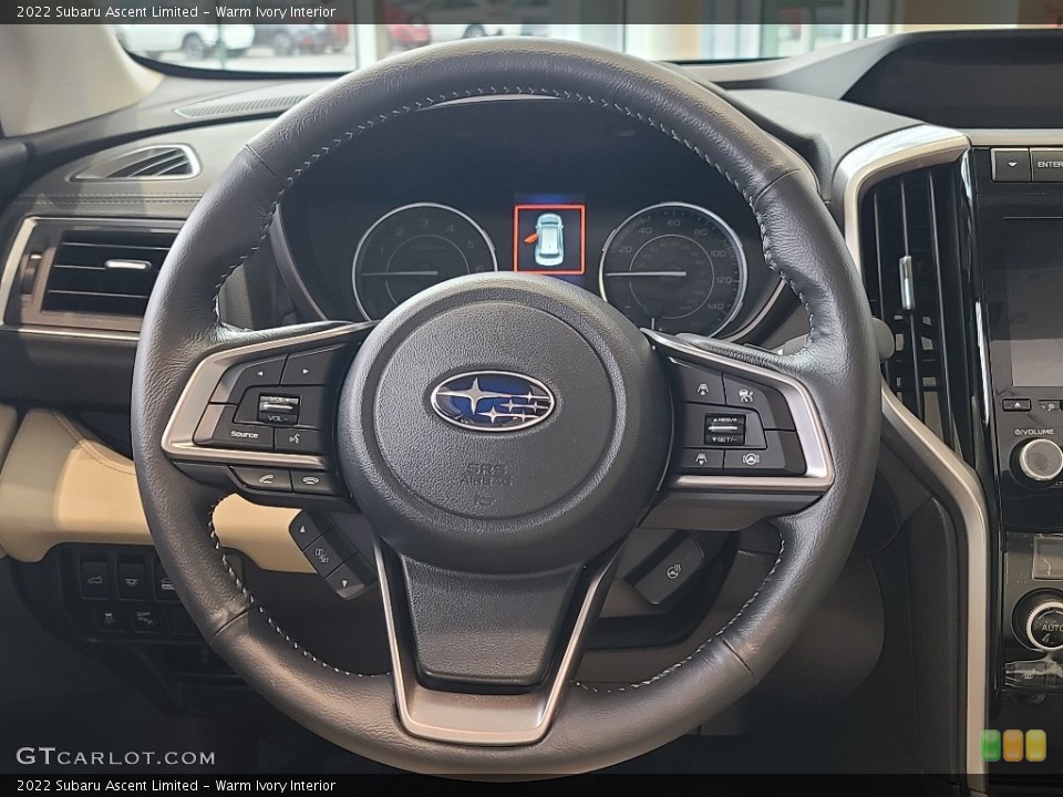 Warm Ivory Interior Steering Wheel for the 2022 Subaru Ascent Limited #143222793