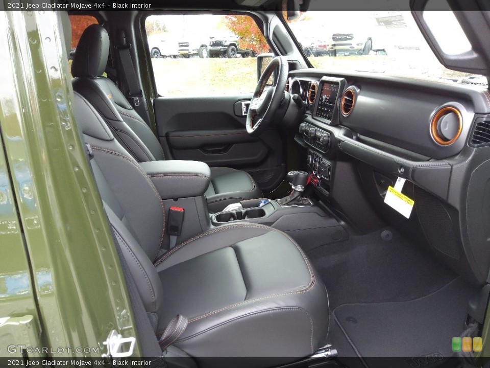 Black Interior Photo for the 2021 Jeep Gladiator Mojave 4x4 #143225988