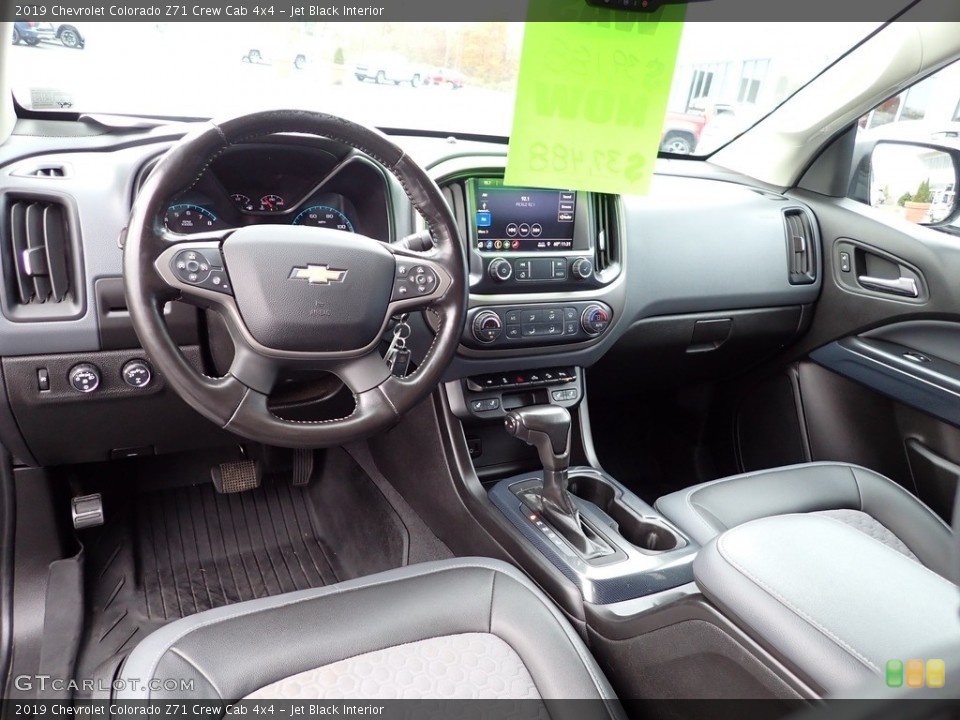 Jet Black Interior Prime Interior for the 2019 Chevrolet Colorado Z71 Crew Cab 4x4 #143226849