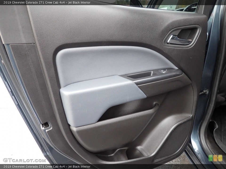 Jet Black Interior Door Panel for the 2019 Chevrolet Colorado Z71 Crew Cab 4x4 #143226879