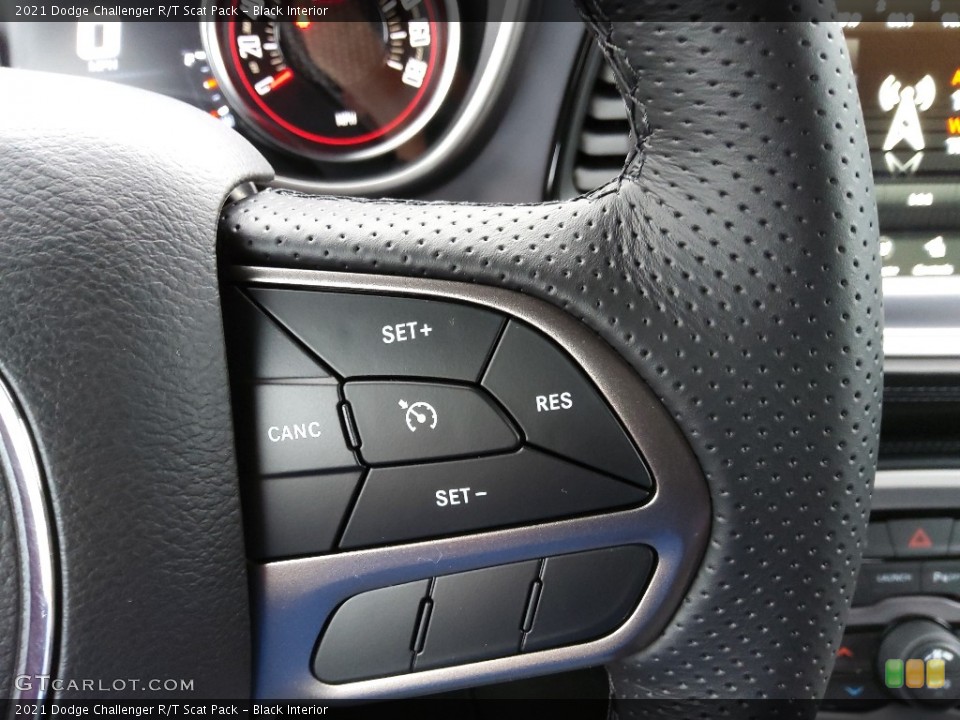 Black Interior Steering Wheel for the 2021 Dodge Challenger R/T Scat Pack #143227731