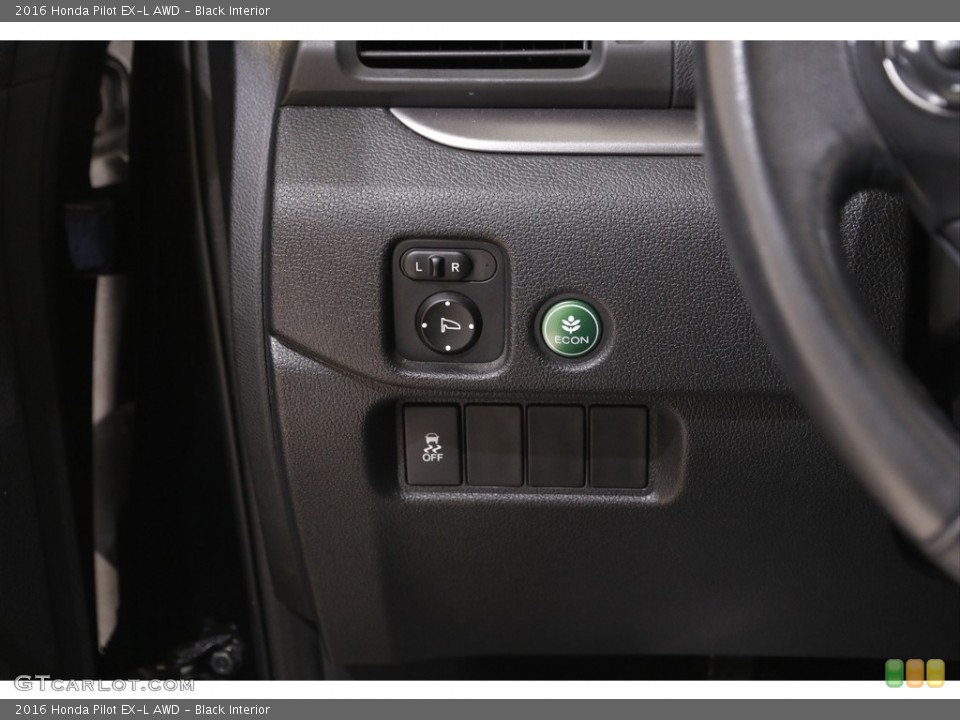 Black Interior Controls for the 2016 Honda Pilot EX-L AWD #143233589