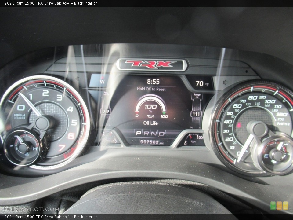Black Interior Gauges for the 2021 Ram 1500 TRX Crew Cab 4x4 #143235746