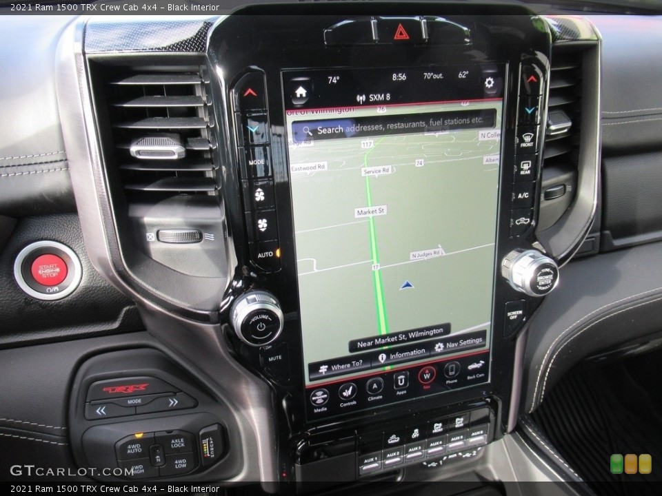 Black Interior Navigation for the 2021 Ram 1500 TRX Crew Cab 4x4 #143235752