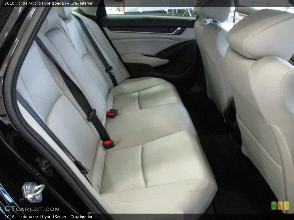 Gray Interior Rear Seat for the 2018 Honda Accord Hybrid Sedan #143237035