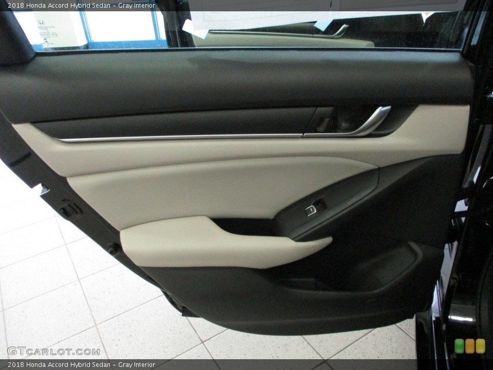 Gray Interior Door Panel for the 2018 Honda Accord Hybrid Sedan #143237044