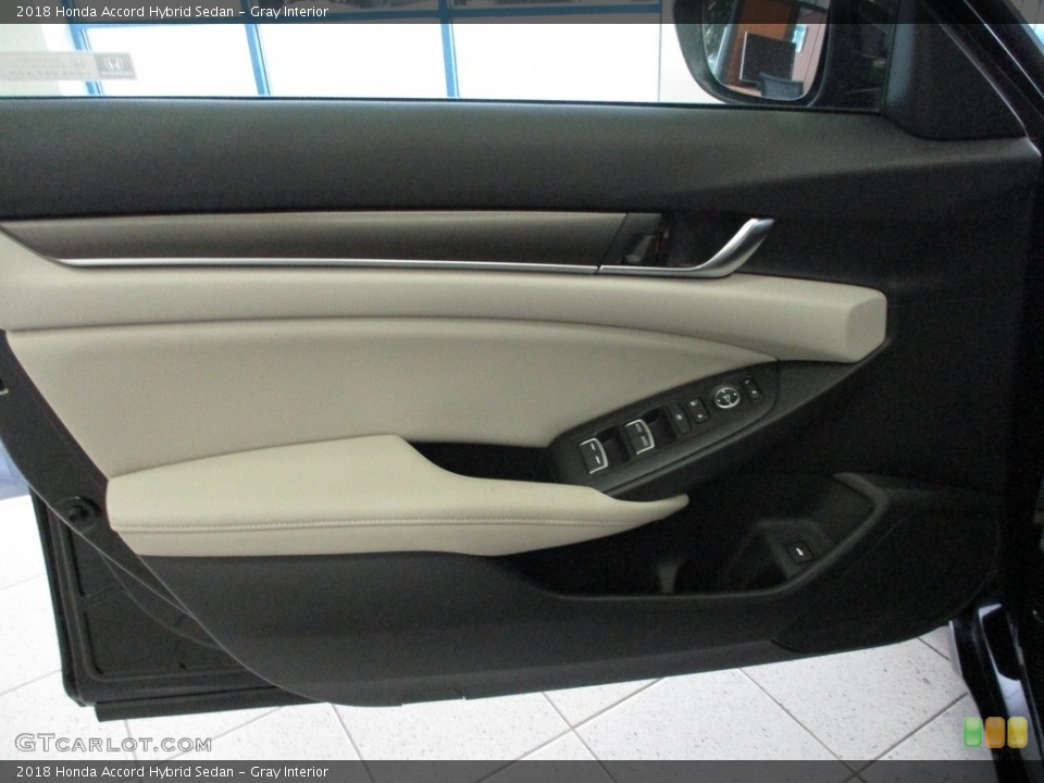 Gray Interior Door Panel for the 2018 Honda Accord Hybrid Sedan #143237053
