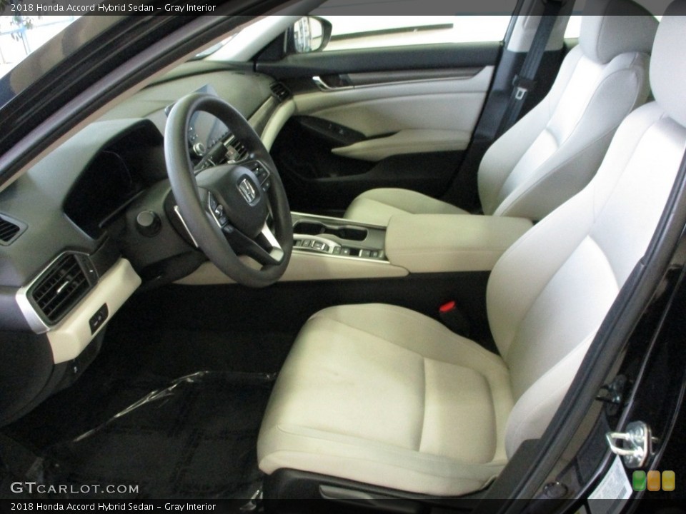 Gray Interior Front Seat for the 2018 Honda Accord Hybrid Sedan #143237059