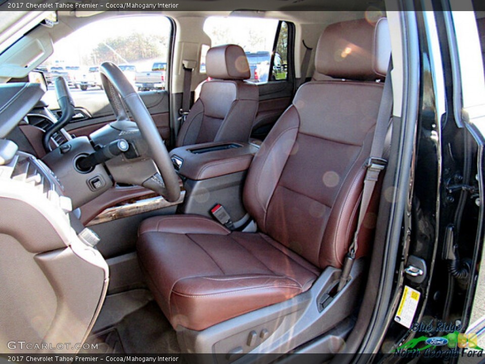 Cocoa/Mahogany Interior Front Seat for the 2017 Chevrolet Tahoe Premier #143237843