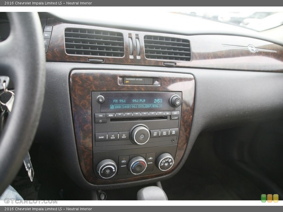Neutral Interior Controls for the 2016 Chevrolet Impala Limited LS #143238863