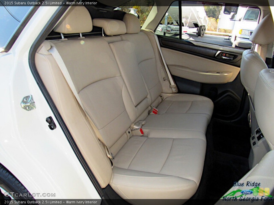 Warm Ivory Interior Rear Seat for the 2015 Subaru Outback 2.5i Limited #143238956