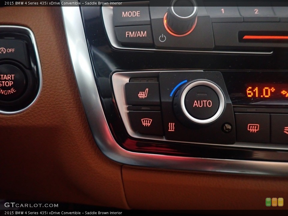 Saddle Brown Interior Controls for the 2015 BMW 4 Series 435i xDrive Convertible #143244090