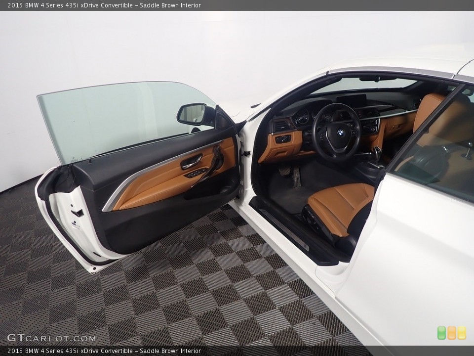 Saddle Brown Interior Front Seat for the 2015 BMW 4 Series 435i xDrive Convertible #143244510