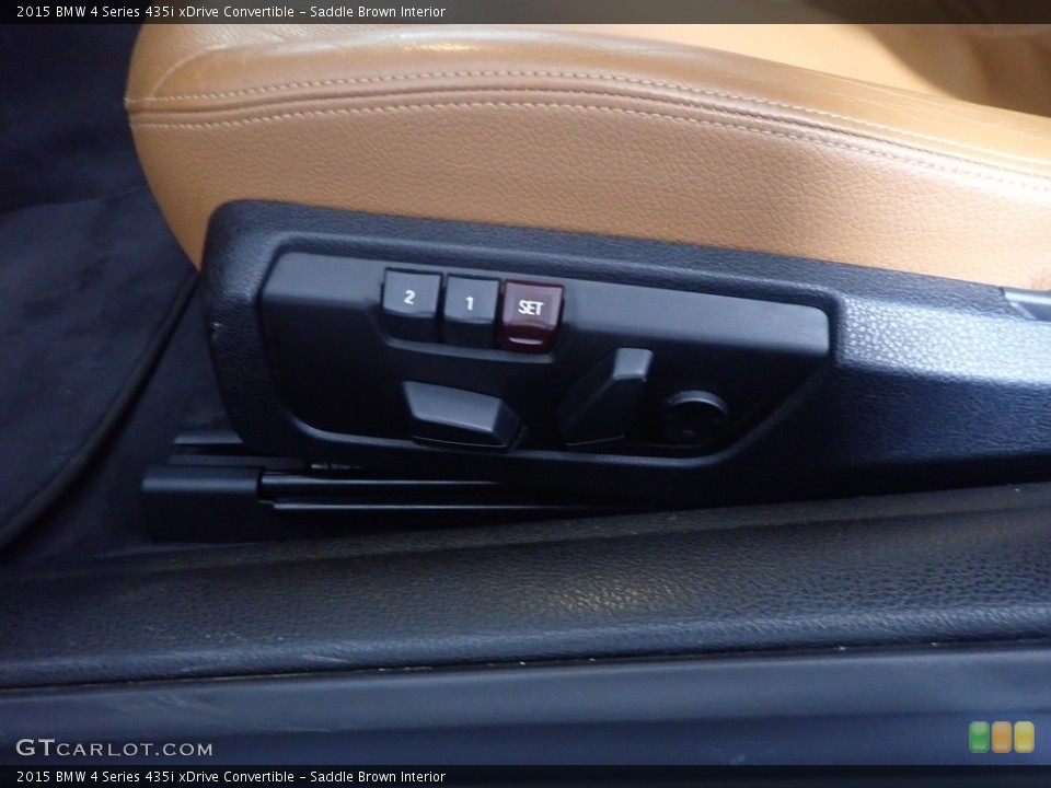 Saddle Brown Interior Front Seat for the 2015 BMW 4 Series 435i xDrive Convertible #143244555