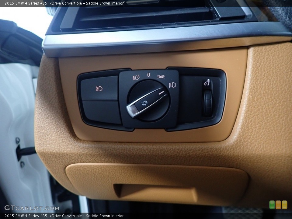 Saddle Brown Interior Controls for the 2015 BMW 4 Series 435i xDrive Convertible #143244723