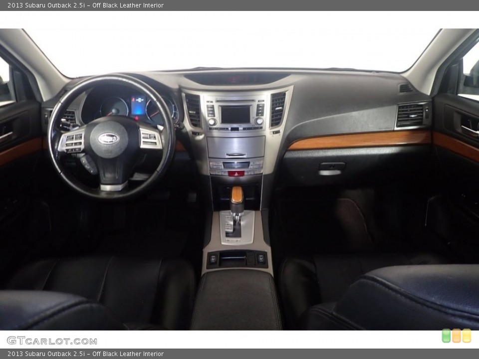 Off Black Leather Interior Dashboard for the 2013 Subaru Outback 2.5i #143246313