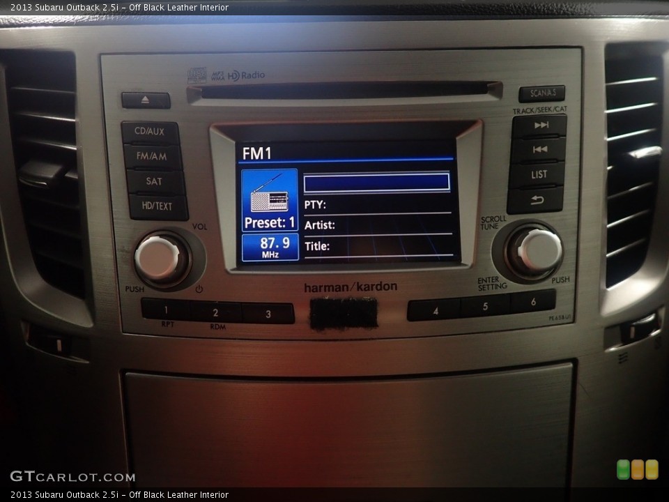 Off Black Leather Interior Controls for the 2013 Subaru Outback 2.5i #143246331