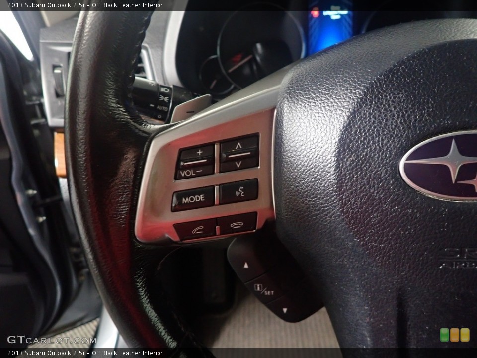 Off Black Leather Interior Steering Wheel for the 2013 Subaru Outback 2.5i #143246376