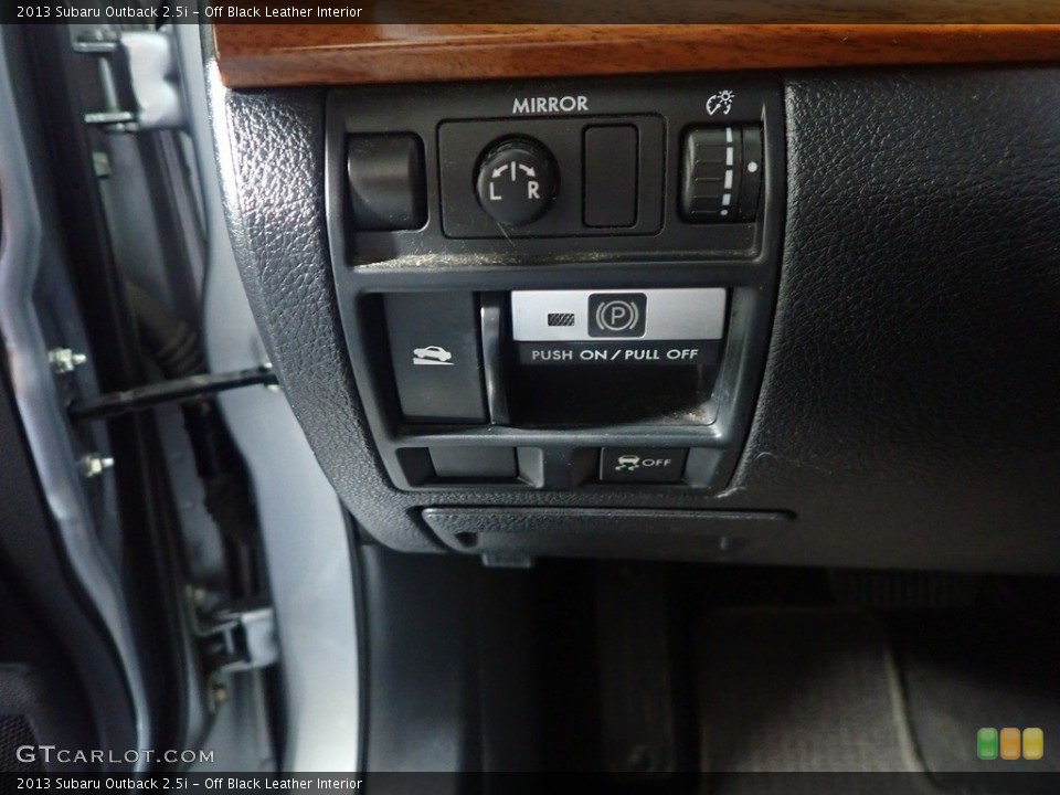Off Black Leather Interior Controls for the 2013 Subaru Outback 2.5i #143246400