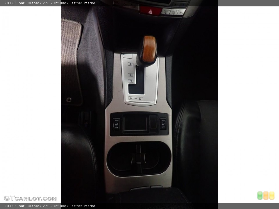 Off Black Leather Interior Transmission for the 2013 Subaru Outback 2.5i #143246409