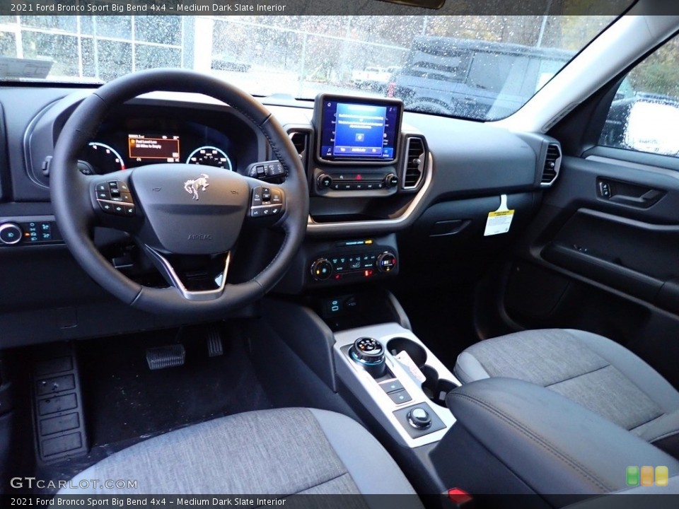 Medium Dark Slate Interior Photo for the 2021 Ford Bronco Sport Big Bend 4x4 #143246874